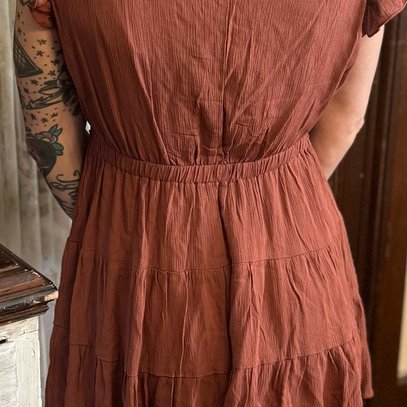 Brand new like condition summer dress low cut/ boho - Picture 3 of 3
